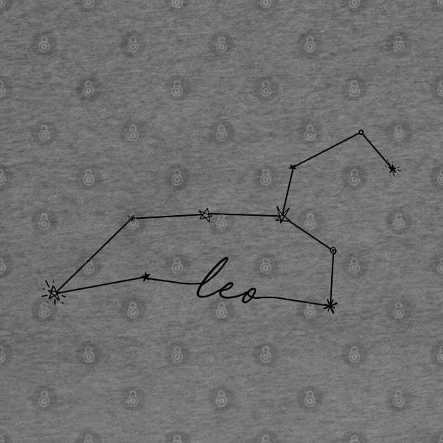 Leo Constellation Zodiac Doodle by aterkaderk